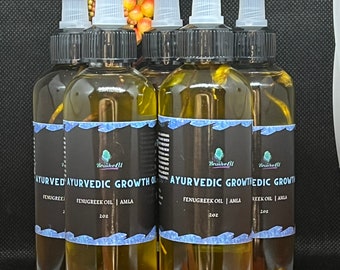 Aceite ayurvédico para el crecimiento del cabello: fenogreco y amla