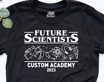 Custom Future Scientist Shirt, Science Teacher Shirt, Science Academy Shirt, Science Lover Shirt, Science School Shirt, Science Kids Shirt