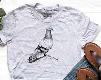 Cute Pigeon Shirt, Pigeon Lover Shirt, Pigeon Tee, Pigeon Tshirt, Pigeon Graphic Shirt, Pigeon Design Shirt, Pigeon Lover Gift, Pigeon Gifts