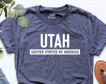 Utah Shirt, Utah State Shirt, USA Traveler Shirt, Utah National Park Shirt, Utah Country Shirt, Utah Home Shirt, Northern State Utah Shirt