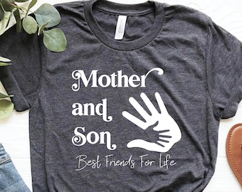 Mother and Son Best Friends For Life Shirt, Mommy and Son T-Shirt, Child Relationship T-Shirt, Mothers Day Shirt, Mom and Son Outfits