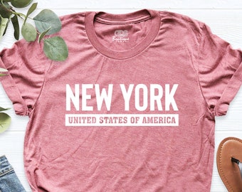 New York Shirt, New York State Shirt, New York City Shirt, NYC Shirt, USA Travel Shirt, East Coast Shirt, NYC Trip Outfit