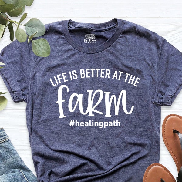 Farm Shirt, Farmer Shirt, Life Is Better On The Farm, Summer Camp Shirt Shirt, Outdoor T-Shirt, Hobby Shirt, Life Shirt, Custom Farm Shirt