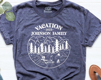 Vacation 2023 Shirt, Custom Family T-Shirt, Family Vacation Tee, Camping T-Shirt, Travel Tee, Personalized Shirt, Adventure Shirt, Beach Tee