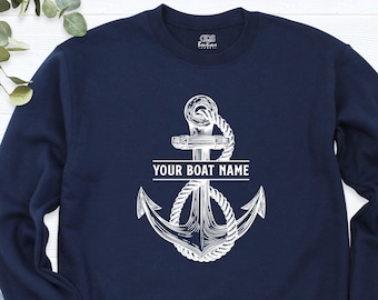 dad boat sweatshirt, captain shirt custom men, personalized pontoon boat sweatshirt, custom shirts boat, custom boating hoodie,catamaran tee