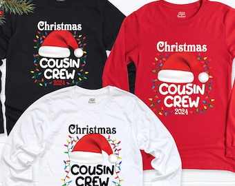 cousin crew christmas hoodie, christmas cousin matching hoodie, christmas cousin crew 2026 sweat, cousin sweats, 2026 cousin crew sweats