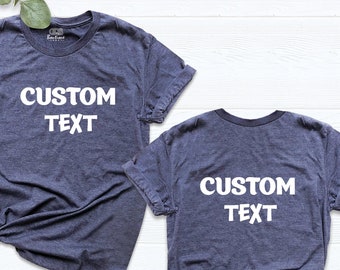 custom front and back shirt, custom shirts,  customizable shirt front and back, personalized Logo Tee, design your own shirt, custom tee