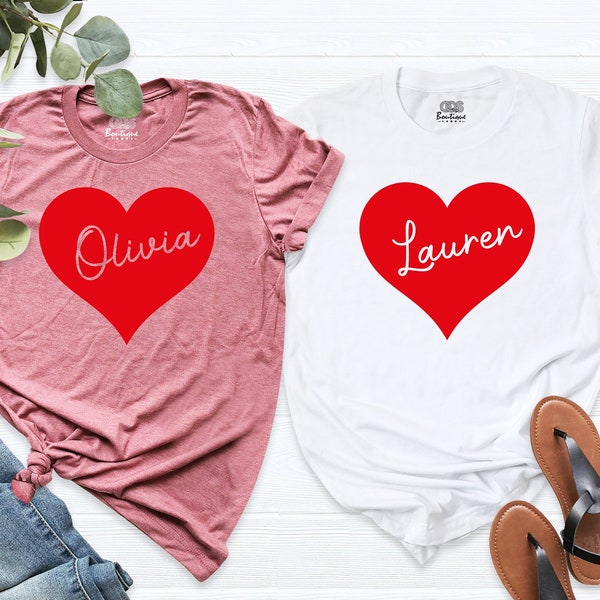 Big Red Heart With Red Emblem Tee