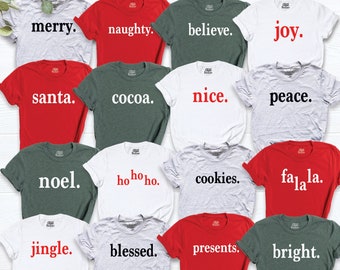 Christmas Shirt, Family Christmas Shirt,Matching Christmas, Holiday Shirt, Funny Christmas Party, Christmas Group Shirt,Christmas Gift Shirt