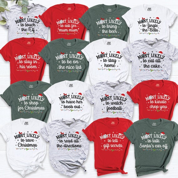 cute christmas shirts for family