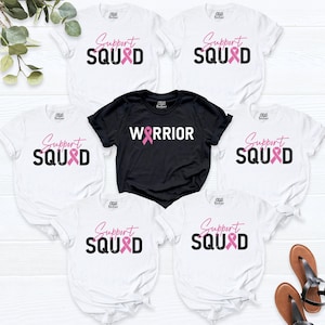 Breast Cancer Group Shirt, Support Squad Shirt, Cancer Fighter Support Team Shirt, Breast Cancer Shirt, Cancer T-Shirt, Cancer Awareness Tee