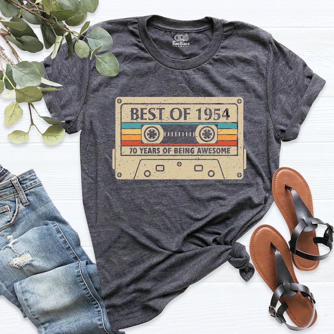 1954 Vintage Birthday Shirt For Men – 'Aged To Perfection' 71st Birthday Gift, Authentic Texan Design - View #7