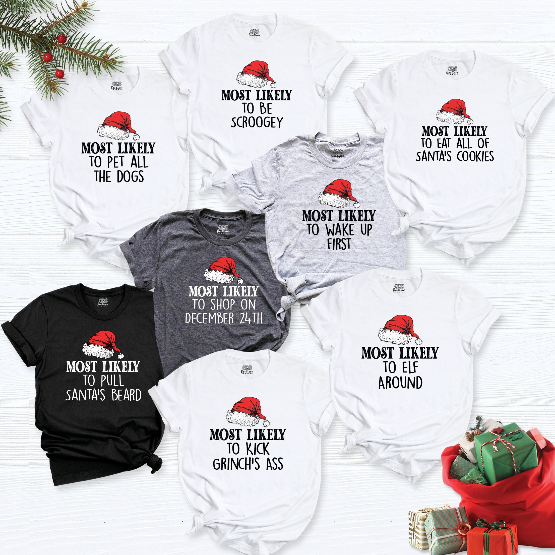 Most Likely To Christmas Shirt, Family Christmas Custom Shirt, Christmas t-shirt, Most Likely To Shirt, Christmas Most Likely Party Shirts,