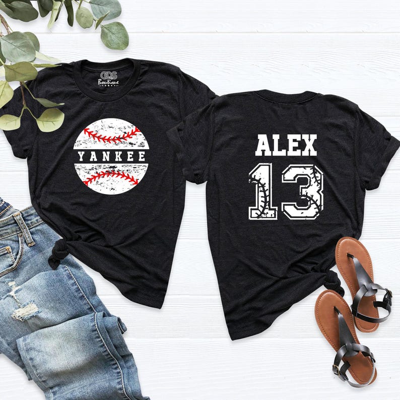 Baseball Shirt Custom Baseball Team Shirts Baseball Mom Shirt Women Baseball Tee Shirt baseball girlfriend Shirts Men Baseball Game Day Tees zdjęcie 8