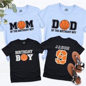Birthday Boy Basketball Shirt, Family Matching Basketball Birthday Shirt, Birthday Boy Shirt, Basketball Matching Family Tee, Birthday Gift bild 10