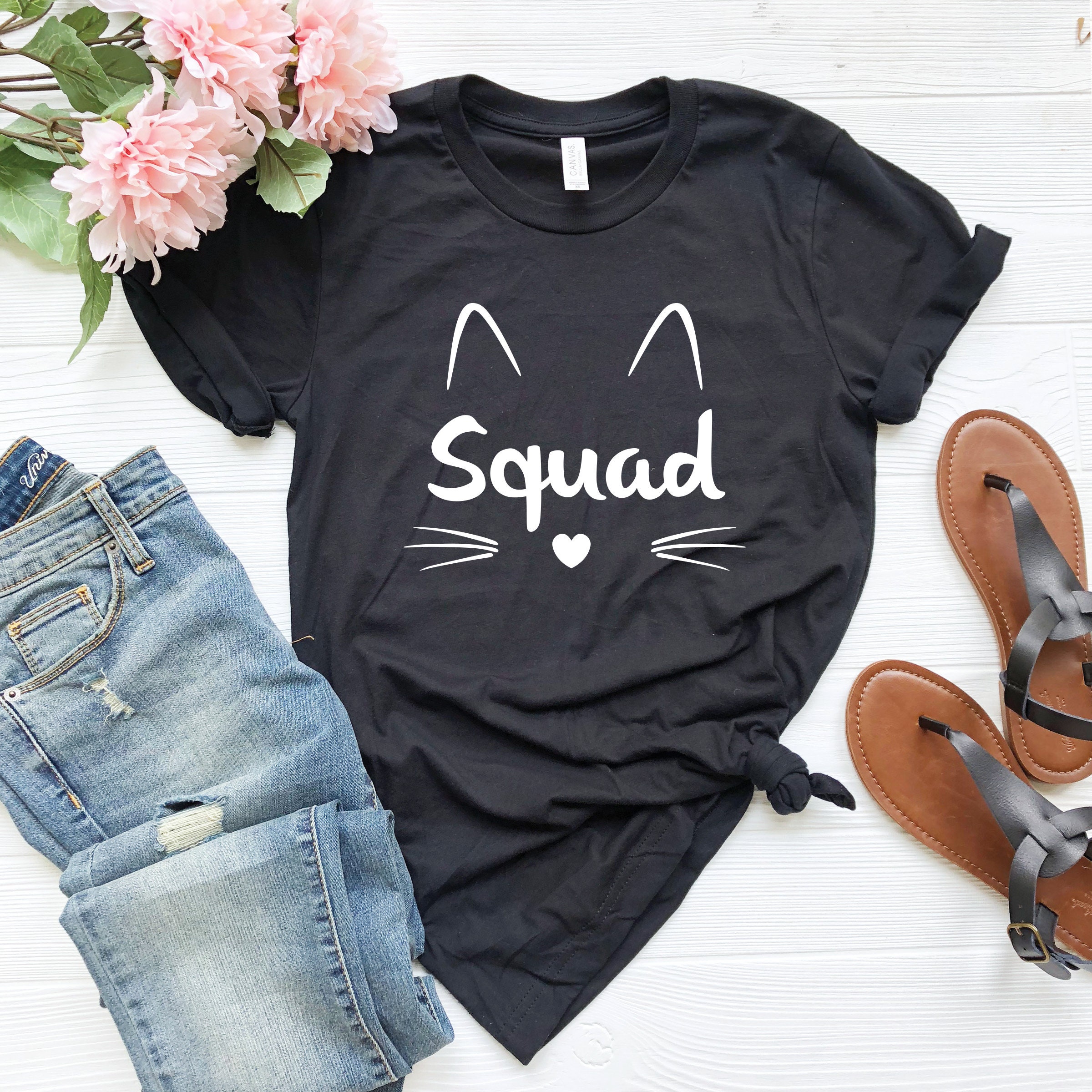 Cat Squad Shirt Cat Bachelorette Party 