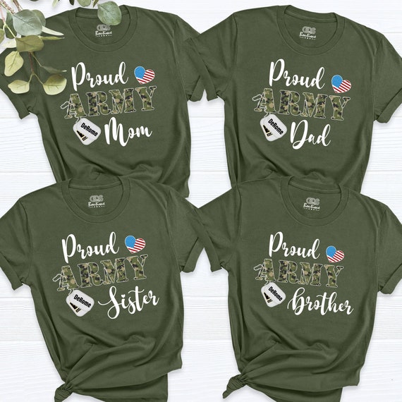 Proud Army Family Shirts Cool USA Navy 
