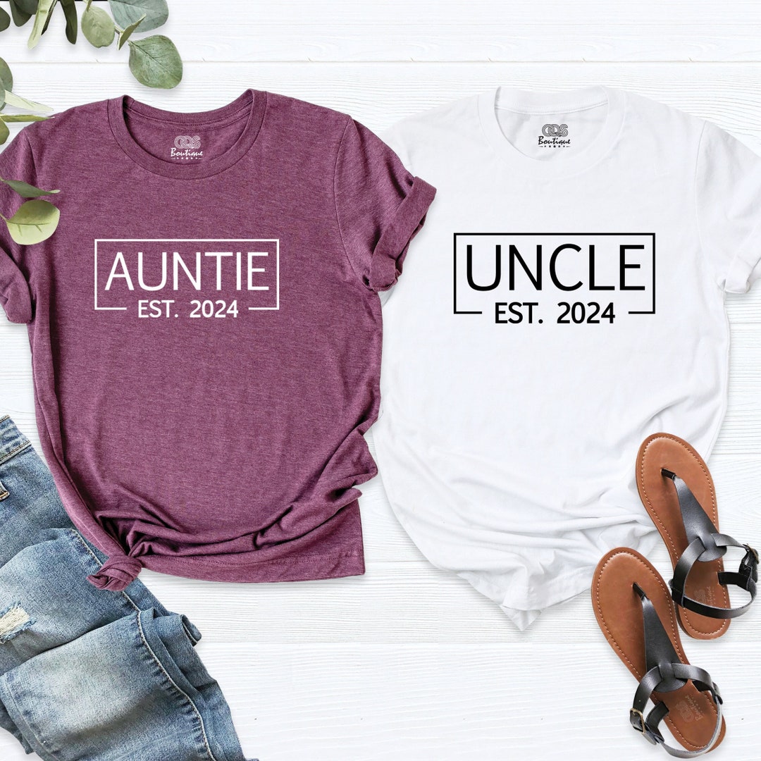 Aunt and Uncle Shirts, Uncle Shirt, Aunt Shirt, Uncle and Aunt ...