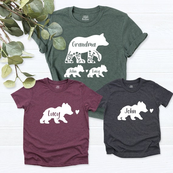Womens Mimi Bear | Grandmother T-Shirt For Grandma From Grandkids Womens Mimi Bear | Grandmother T-Shirt For Grandma From Grandkids