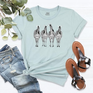 Zebra T Shirt - Etsy