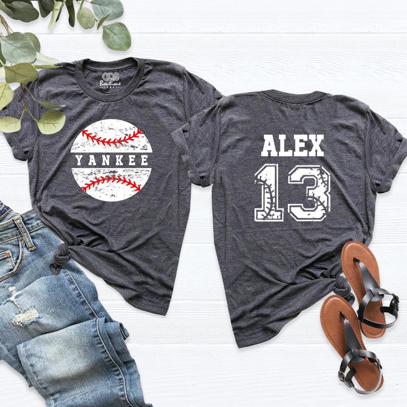 Baseball Shirt Custom Baseball Team Shirts Baseball Mom Shirt Women Baseball Tee Shirt baseball girlfriend Shirts Men Baseball Game Day Tees zdjęcie 9