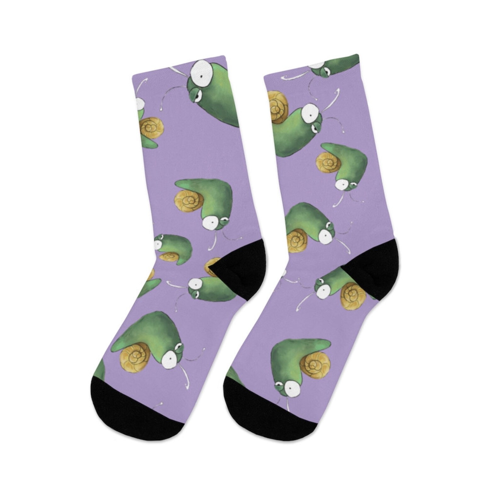 Unisex Socks Silly Snail Free US Shipping Etsy