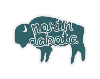 North Dakota Kiss-Cut Sticker