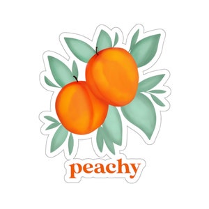 Peachy Sticker