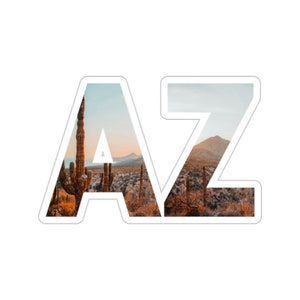 Arizona Desert Scene Sticker