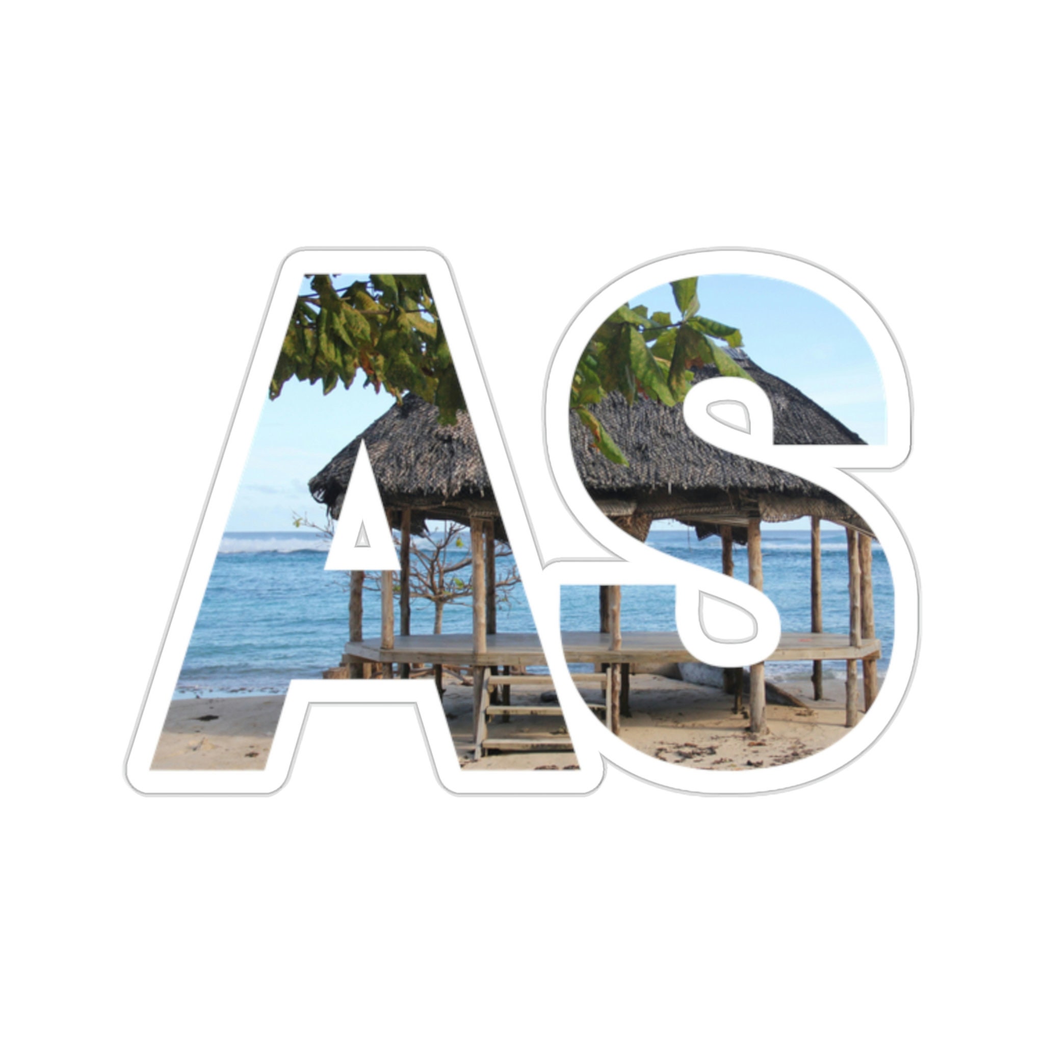 America Samoa Abbreviation Sticker