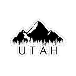 Utah Mountain Sticker