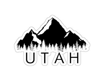 Utah Mountain Sticker