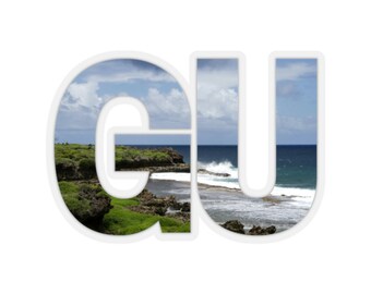 Guam Abbreviation Sticker