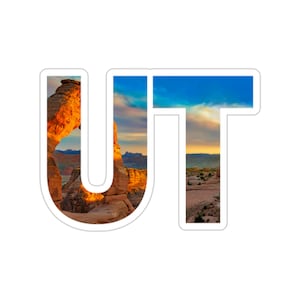 Utah Arches National Park Sticker