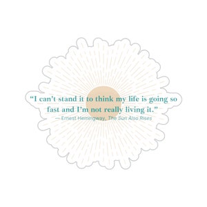 Ernest Hemingway Sticker