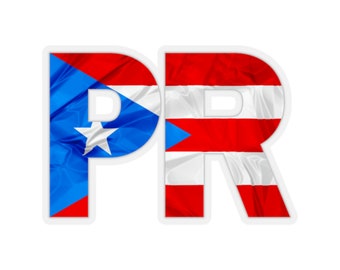 Puerto Rican Flag Sticker