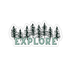 Explore Sticker: Forest Adventure Vinyl Decal