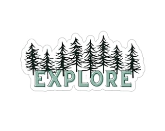 Explore Sticker: Forest Adventure Vinyl Decal