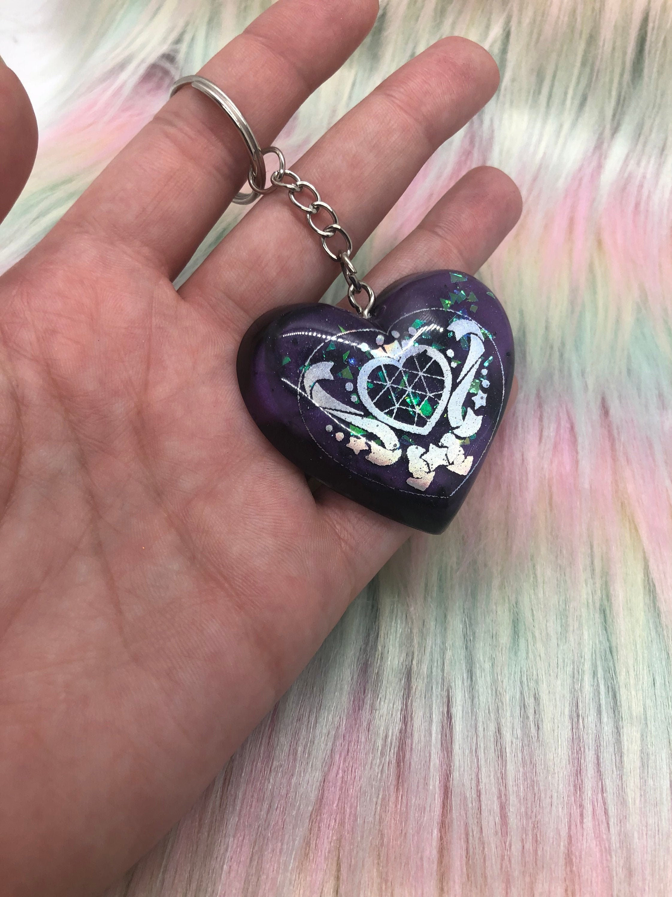 Sailor Moon Heart Crystal Keychain Etsy Sailor Moon Heart Crystal Keychain Etsy