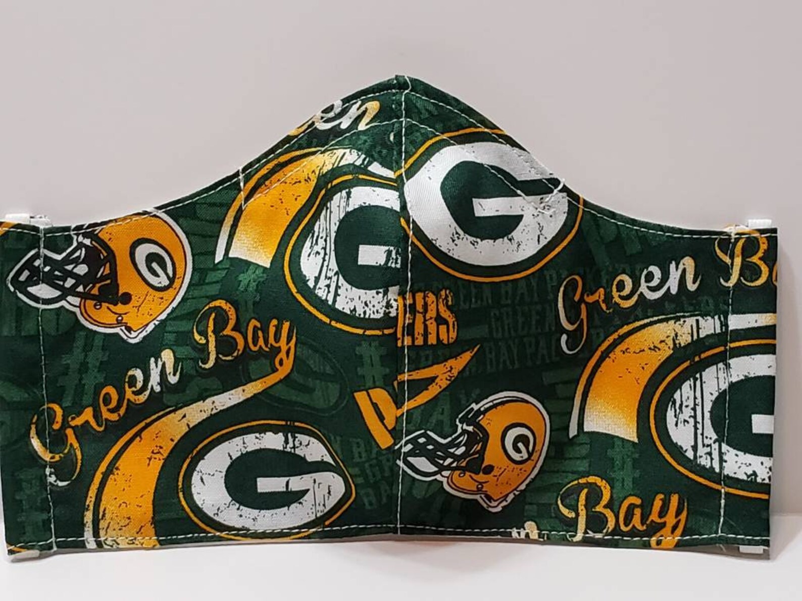 Green Bay Packers Face Mask. Adult with Filter pocket and Nose Etsy