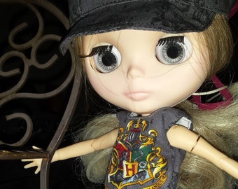 BLYTHE DOLL CLOTHES - 3 Piece Fun character casual outfit - from Blythe Boutique - a handmade set from Blythe Boutique by Angels Adorned