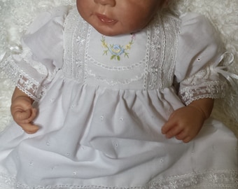 HEIRLOOM BABY DRESS.  Lacy prettiness for reborn doll