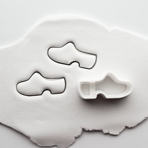 Clog shaped clay cutter - Dutch themed polymer clay cutter