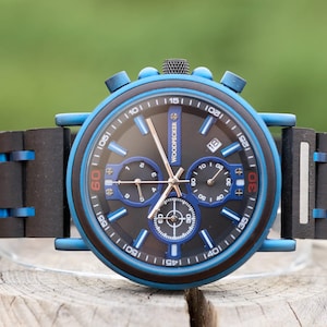 Custom Engraved Watch - The Perfect Personalized Gift for Him, Boyfriend, Anniversary, Groomsmen, or Father of the Bride