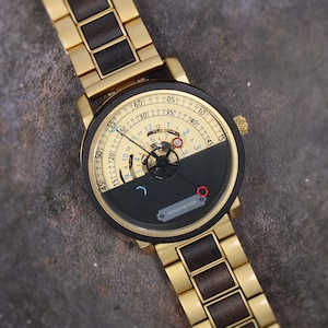 Engraved mens watch, Personalized Gift for him, wooden watch | 21st birthday gift for him, personalized anniversary gift, gifts for men