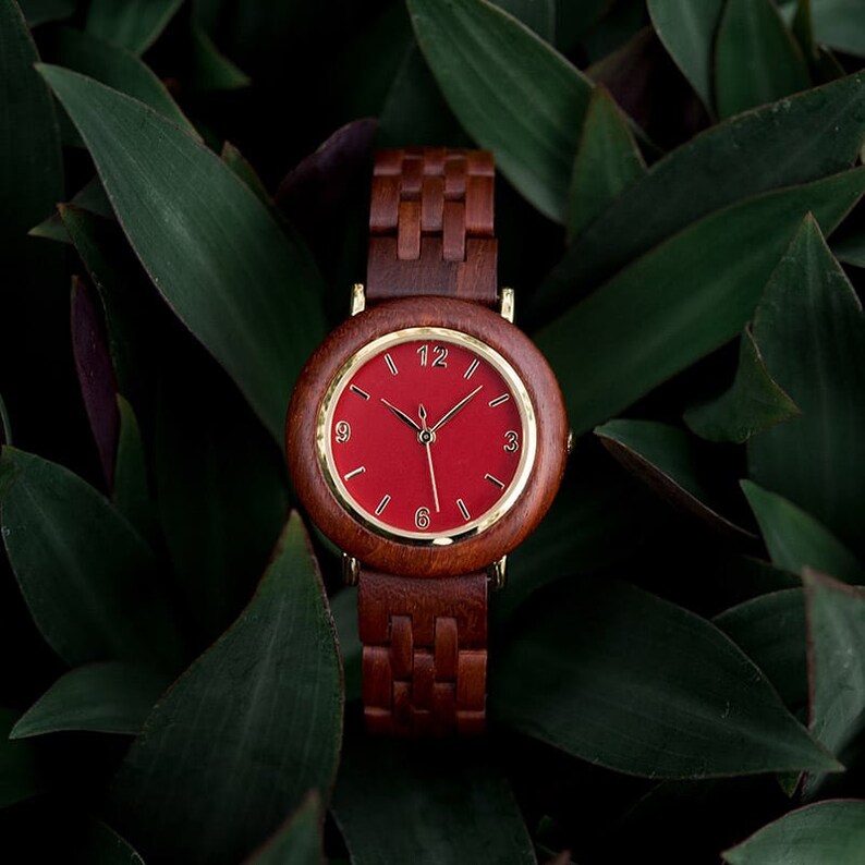 Womens Watch Engraved Watch Wood Watch Personalized Gifts Etsy