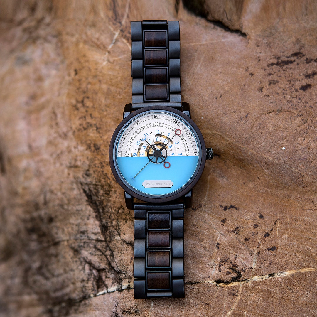 Engraved Mens Watch Automatic Watch Wooden Watch Watches Etsy