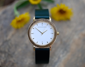 Reloj de mujer grabado - Reloj de madera personalizado para mujer