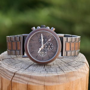Engraved Watch, Wooden Watch, Mens Watch | Personalized Gift for Him, Handmade Gift | 21st birthday gift, Graduation gift