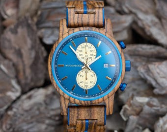 Engraved men's watch made of Wooden | Personalized Gift for him, Anniversary Gifts, Gift for Boyfriend, Personalized gift for Him